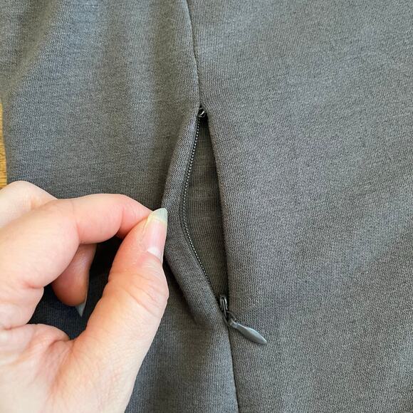 Free Fly Jacket Womens L Bamboo Performance Full Zip Active Pockets Stretch Gray - Picture 12 of 14